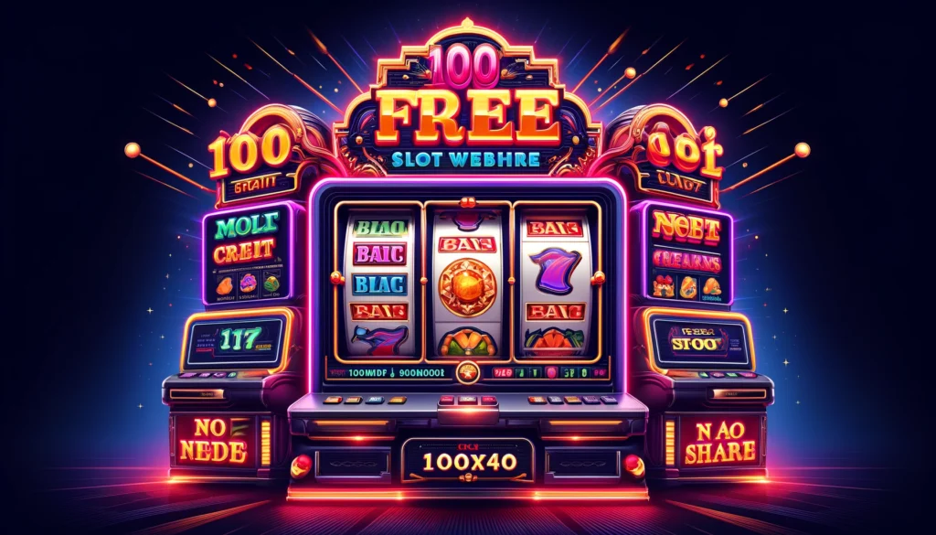 100 free credit slot website, no need to share